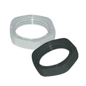 Essentra Locknut for PE M40 50.0 mm Nylon 6 Black [467610]; 10265482