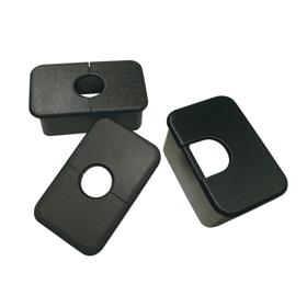Essentra Desk Grommet 50.0 mm ABS Silver;Black [464259]; 10379714