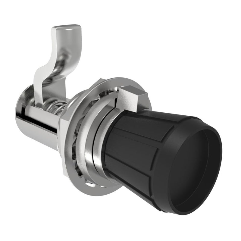 SOUTHCO Compression Latch, Self-Adjusting, Large Size, No Restriction, Knob, 1.6-12.7mm Grip, Zinc Alloy, Chrome Plated, Bright [16-10-311-14]