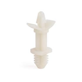 Essentra Snap Lock Support 6.4 mm Nylon 6/6 UL94 V-2 Natural [BHDL-4-01]; 10000489