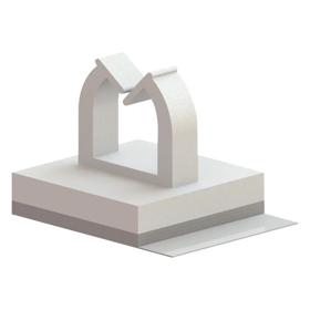 Essentra Cable Grommet Adhesive 4.1 mm 7.9 mm PA [MWSEB-4-19A2-RT]; 10019085
