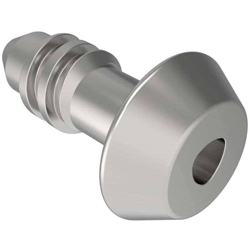 SOUTHCO Fast Lead Screw, Large Size, ToolHead Recess, 5.6mm (.22 in) Max. Outer Panel, Steel, Zinc Plate, Bright chromate, plus sealer [17-T-306]