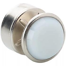 Essentra Round Push-In Glide Natural Steel [551627]; 10303085