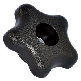 Essentra Handwheel M8 40.0 mm Black PP [493914]; 10275344