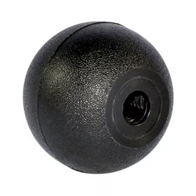 Essentra Ball Knob 1.380 in M6/M8 PP Black [KN4X-5X-B3-----]; 10558379