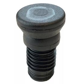 Essentra Round Push-In Glide Black Nylon [463840]; 10255261