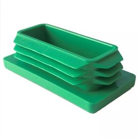 Essentra Rectangular Tube Insert 50.8 mm 25.4 mm 1.0 mm 3.0 mm Green LDPE - PIR [111861]; 10081365