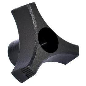 Essentra 3 Arm Knob 2.000 in M8 PP Black [KNH5-HEXRT5----]; 10558683
