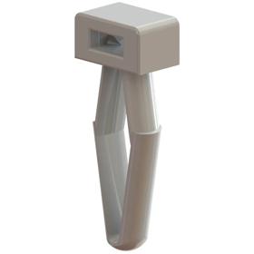 Essentra Cable Tie Holder Push In 5.0 mm PA Natural [142005000002]; 10126356