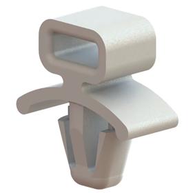 Essentra Cable Tie Holder Push In 6.6 mm PA Natural [FTH-6-19-M]; 10009680
