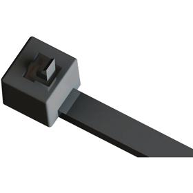 Essentra Cable Tie 4.8 mm 203.2 mm 50.8 mm Nylon 6/6 Black [WIT-50RR-UVB-M]; 10113974