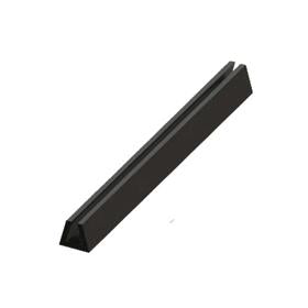Essentra Adhesive Grommet Strip 1.8 mm 2.7 mm 4.4 mm LDPE Black [PGSG-2.5B]; 10163290