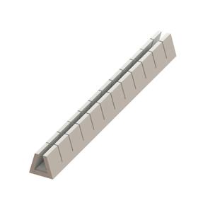 Essentra Adhesive Grommet Strip 1.8 mm 2.7 mm 4.4 mm LDPE Natural [SPGSG-2.5]; 10172094