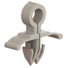 Essentra Split Plug In Cable Clamp 5.0 mm 22.3 mm 4.0 mm Nylon 6/6 [SRC-1-01]; 10027455