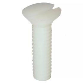 Essentra Screw 1/4-20 Nylon 6/6 Natural [022520A100]; 10324943