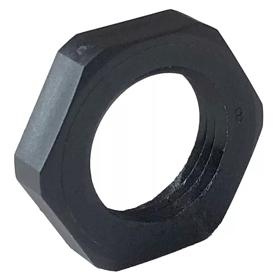 Essentra Locknut for PE PG 9 22.0 mm Glass Filled Nylon 6 Black [CGLN-PG9-BK]; 10152669