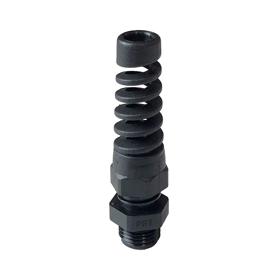 Essentra Spiral Cable Gland PG 13.5 6.0 mm 12.0 mm Nylon 6 Black [467368]; 10264799