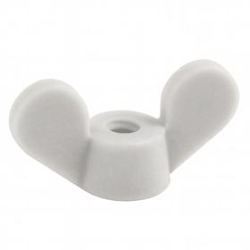 Essentra Wing Nut M6 12.0 mm 25.0 mm Nylon Natural [053101700002]; 10326787