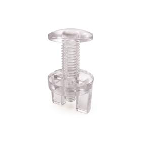 Essentra Viking Screw 12.5 mm 20.0 mm PC Clear [464973]; 10256749