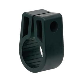 Essentra Cable Cleat 10 25.4 mm 6.0 mm Black LDPE - PIR [12881]; 10087282