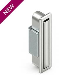 Essentra Recessed Pull Handle 38.0 12.0 10.0 Zinc Silver [20021078]; 20021078