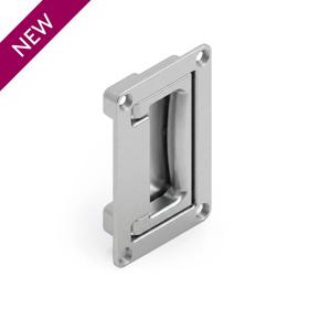 Essentra Recessed Pull Handle 95.0 17.0 52.0 Zinc Chrome [20021719]; 20021719