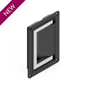 Essentra Recessed Pull Handle 111.0 19.5 69.0 Zinc Black [20021733]; 20021733