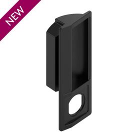 Essentra Recessed Pull Handle 111.6 16.4 34.0 ABS Black [20021757]; 20021757
