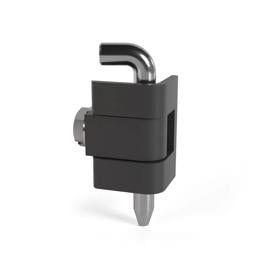 Essentra Corner Hinge M6 53.0 mm 20.0 mm Die Cast Zinc Alloy [09712222E]; 20060701