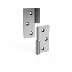 Essentra Lift Off Hinge Right Handed 80.0 mm 80.0 mm Stainless Steel [429940001E]; 20075026