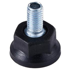Essentra Adjustable Feet 25.0 mm M8 Black [497505]; 10280775