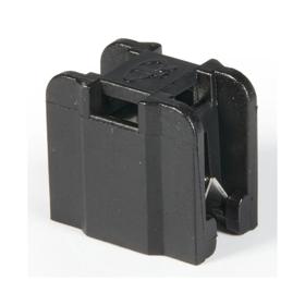Essentra Edge Mount Cable Tie Holder Nylon 6/6;Stainless Seel Black [FTH-31-01]; 10009451