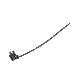 Essentra Cable Tie Holder Edge Mount Nylon 6/6;Stainless Seel Black [550277]; 10300725
