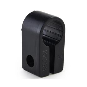 Essentra Cable Cleat 6 15.2 mm 6.0 mm Black LDPE - PIR [12848]; 10087053