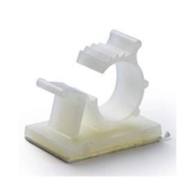 Essentra Cable Clamp Adhesive 6.5 mm 21.6 mm PA Natural [AKKL-2140-01]; 10000014