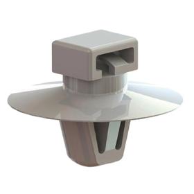 Essentra Cable Tie Holder Nylon 6/6 Natural [FTH-33-01]; 10009468