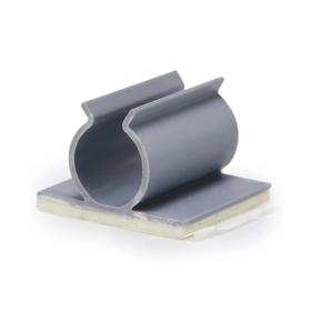 Essentra Cable Clamp 19.1 mm 23.0 mm 25.4 mm PVC Grey [KKU-12A4-RT]; 10010853