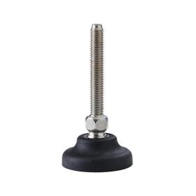 Essentra Adjustable Feet 65.0 mm M12 x 75 Black [493677]; 10274583