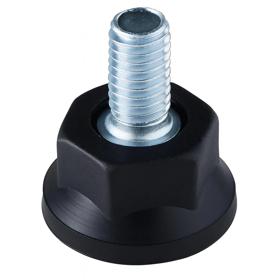 Essentra Adjustable Feet 38.0 mm M8 Black [497508]; 10280805