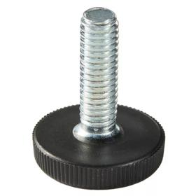 Essentra Low Profile Feet 20.0 mm M6 Black [498653]; 10286760