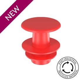Essentra Ribbed Pipe-End Plug 130.0 mm 25.0 mm Red LDPE - PIR [20572402]; 20572402