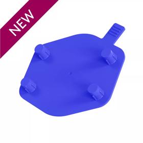 Essentra Studded Full Face Flange Protector 1 in 3000 Blue LLDPE [20592196]; 20592196