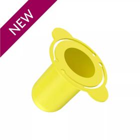 Essentra Quick-Fit Connector Plug 21.0 mm SAE J2044 21 in LDPE Yellow [20592615]; 20592615