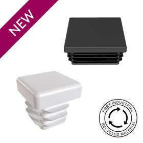 Essentra Square Tube Insert 100.0 mm 5.0 mm 8.0 mm Black LDPE - PIR [20594572]; 20594572
