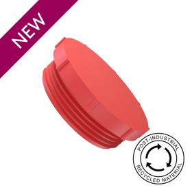 Essentra Threaded Plug 7/16-20 in 17.2 mm 10.1 mm LDPE - PIR Red [20598136]; 20598136