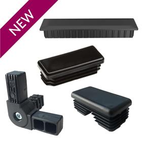 Essentra Tube Insert 60.0 mm 20.0 mm 1.5 mm 1.5 mm Black ABS [20600129]; 20600129