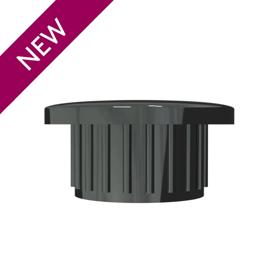 Essentra Round Tube Insert 28.0 mm 1.2 mm Chromed Dark ABS [20604349]; 20604349