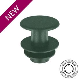 Essentra Ribbed Pipe-End Plug 26.9 mm-26 mm LDPE - PCR Green [20749378]; 20749378