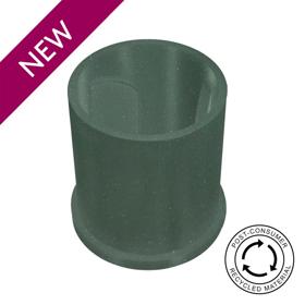 Essentra Finned Stud Cap 13.0 mm Green LDPE - PCR [20750107]; 20750107