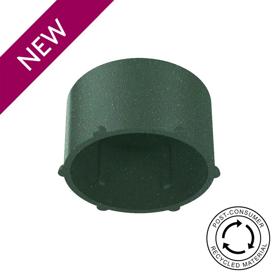 Essentra Push Fit End Cap M30 Metric LDPE - PCR Green [20751975]; 20751975